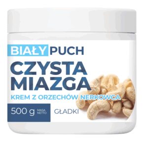 Biały Puch Czysta Miazga Masło Krem z orzechów nerkowca smooth
