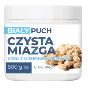 Biały Puch Czysta Miazga Masło Orzechowe Chrupiące