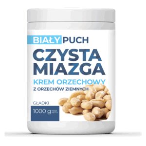 Biały Puch Czysta Miazga Masło Orzechowe Gładkie