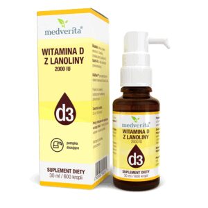 Medverita Witamina D z Lanoliny D3
