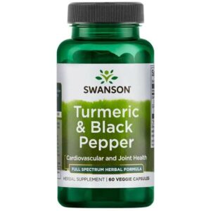 Swanson Turmeric & Black Pepper Kurkuma
