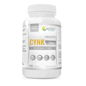 Wish Cynk Glukonian Cynku 15mg + Prebiotyk
