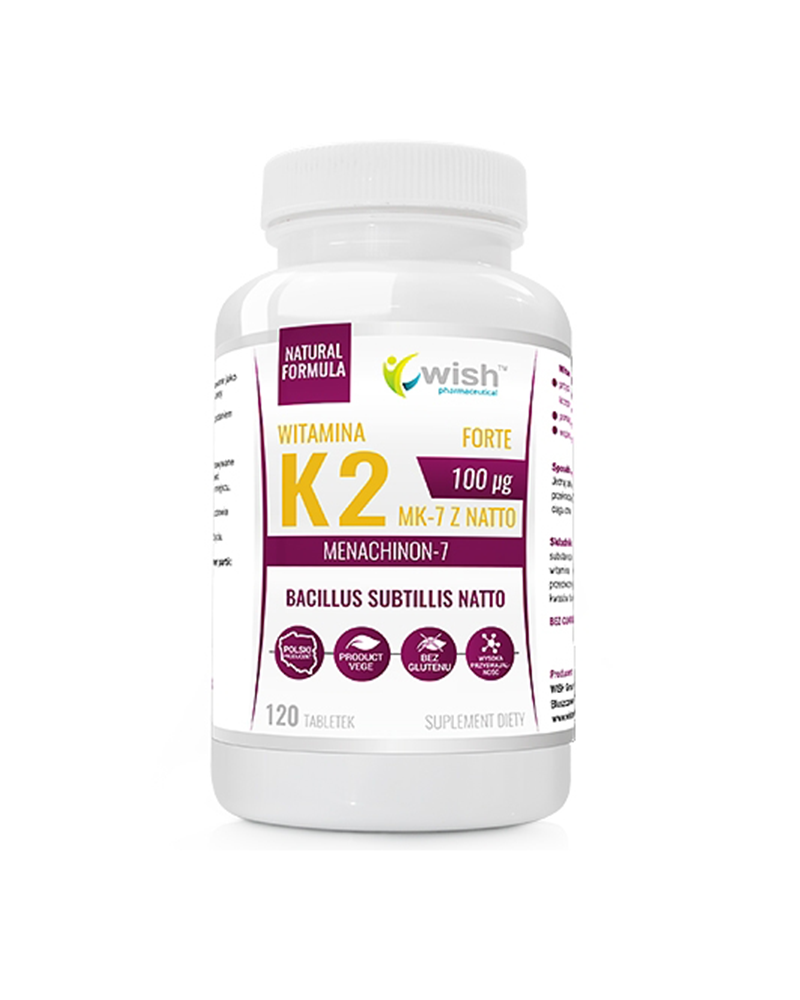 Wish Witamina K2 MK-7 100mcg