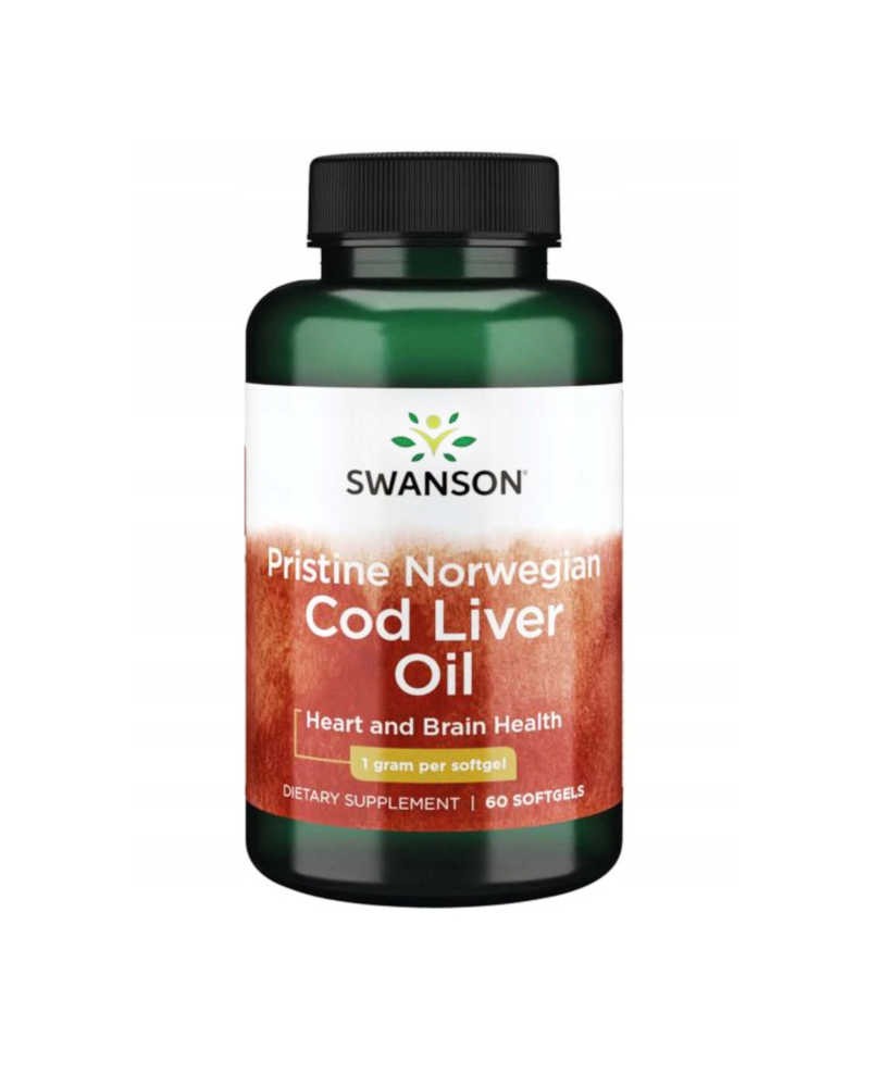 Swanson Cod Liver Oil Tran Norweski