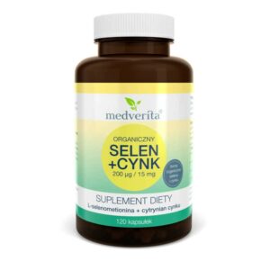 Medverita Organiczny Selen 200ug + Cynk 15mg