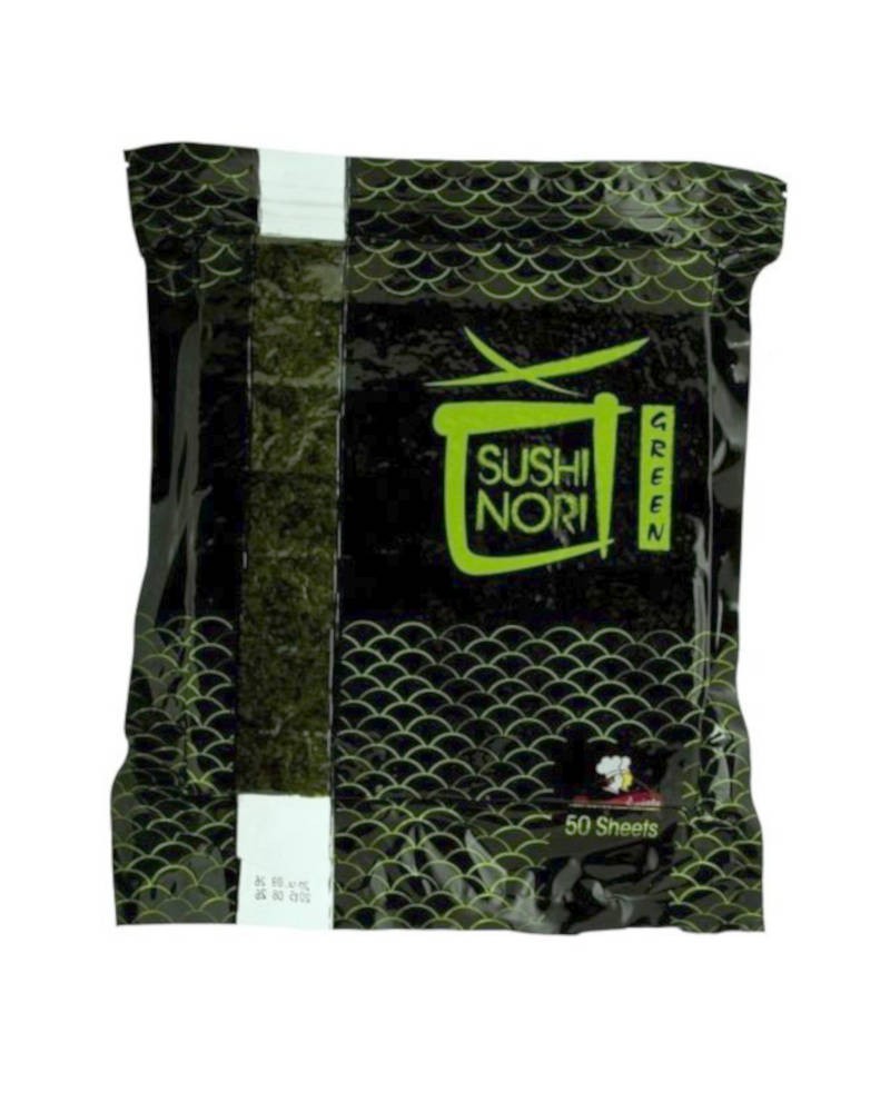 Glony Nori do sushi Green Prażone Wodorosty Morskie 50 arkuszy