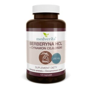 Medverita Berberyna HCL + Cynamon Cejloński