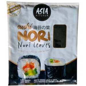 Asia Kitchen Glony Nori do sushi Gold Prażone Wodorosty Morskie 10 arkuszy