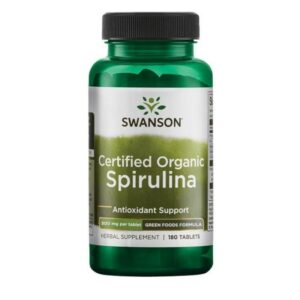 Swanson Spirulina Certyfikowana Organicznie
