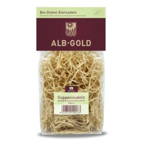 ALB GOLD Makaron Orkiszowy Jajeczny Nitka BIO