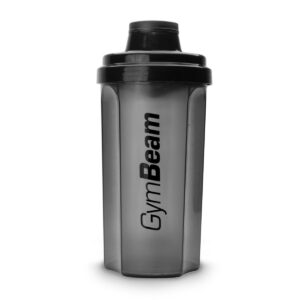 GymBeam Czarny szejker Transparent Black