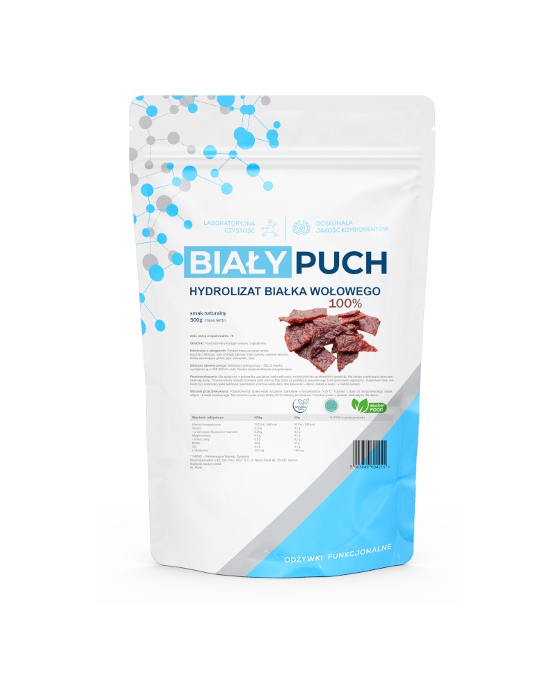 Biały Puch Hydrolizat Białka Wołowego 100%